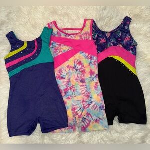Colorful Gymnastics Leotard Set